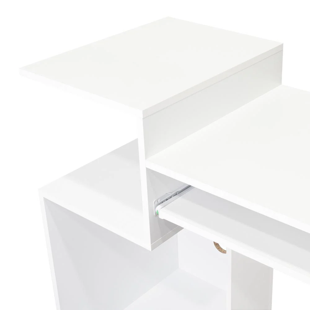 COMBO PARA OFICINA IZAN, BLANCO, INCLUYE ESCRITORIO Y BIBLIOTECA - Image 7