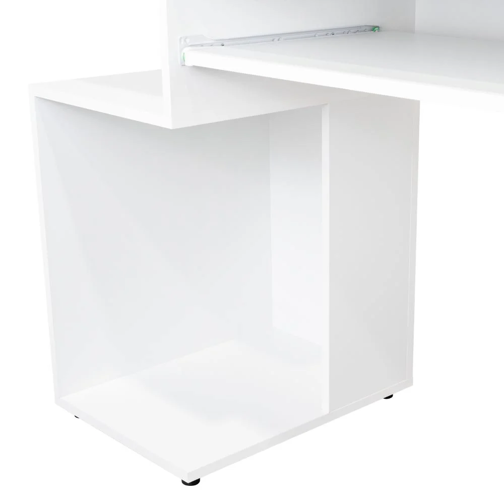 COMBO PARA OFICINA IZAN, BLANCO, INCLUYE ESCRITORIO Y BIBLIOTECA - Image 8