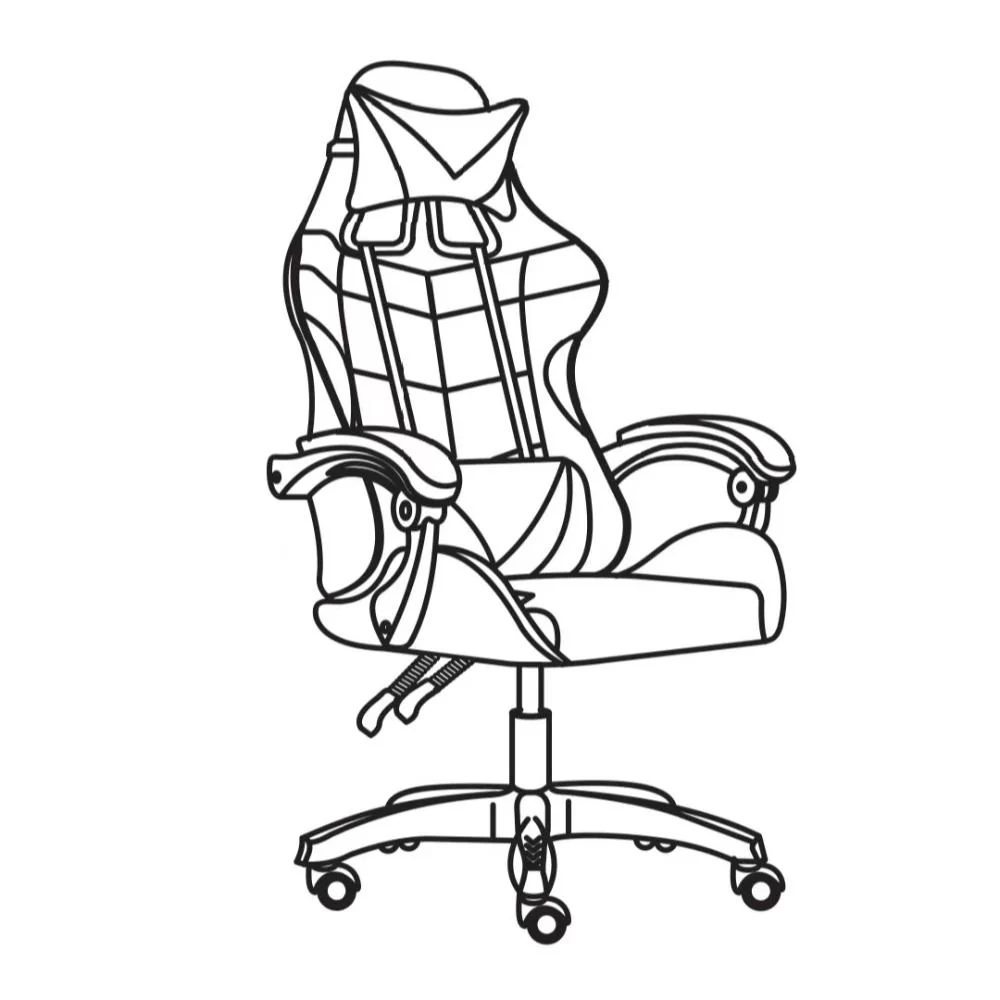 COMBO PARA OFICINA VITORINO, VERDE Y NEGRO, INCLUYE SILLA Y ESCRITORIO GAMER - Image 15