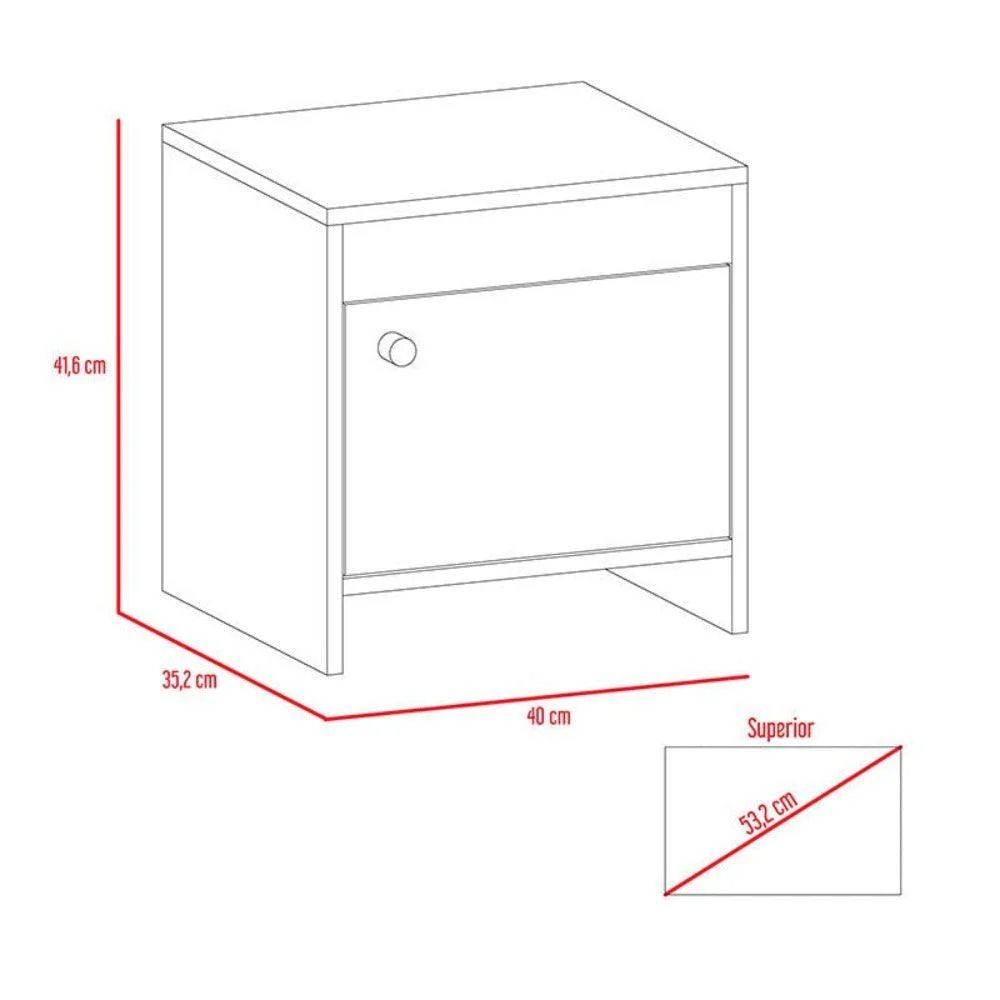 COMBO PARA OFICINA ZILIA, INCLUYE ESCRITORIO Y MESA DE NOCHE - Image 7