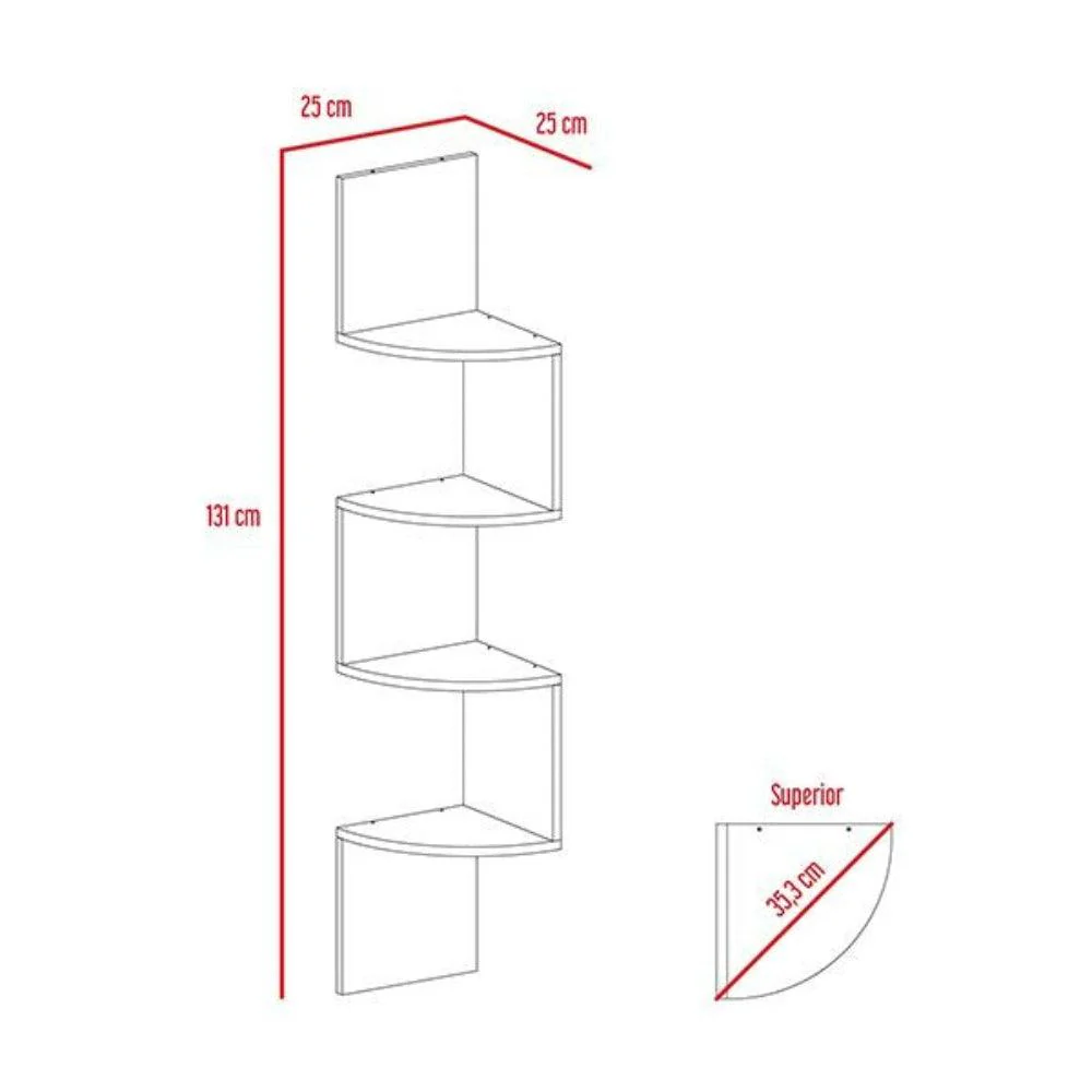 COMBO PARA SALA AZUFRAL, INCLUYE MESA PARA TV Y REPISAS - Image 5