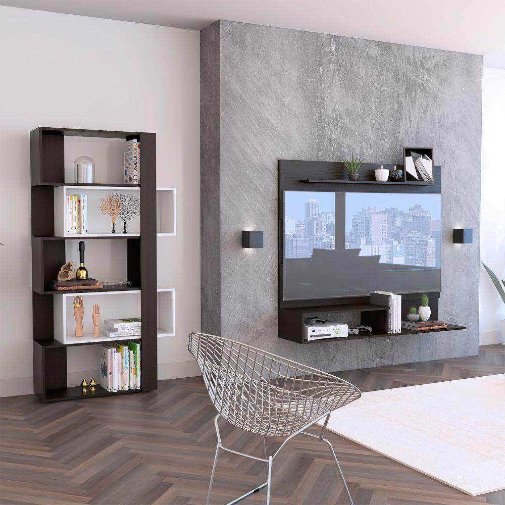 COMBO PARA SALA LOUIS, INCLUYE PANEL TV Y BIBLIOTECA CUBO - Image 3