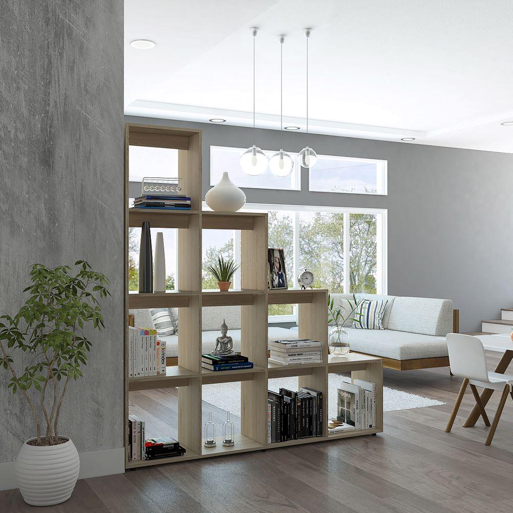 COMBO PARA SALA STELLA, INCLUYE MESA PARA TV, BIBLIOTECA ESCALERA Y MESA DE CENTRO - Image 4