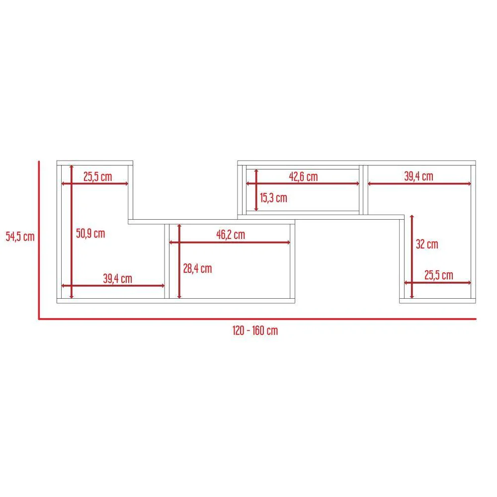 COMBO PARA SALA VALÍ, INCLUYE MESA PARA TV Y BIBLIOTECA ESCALERA - Image 8