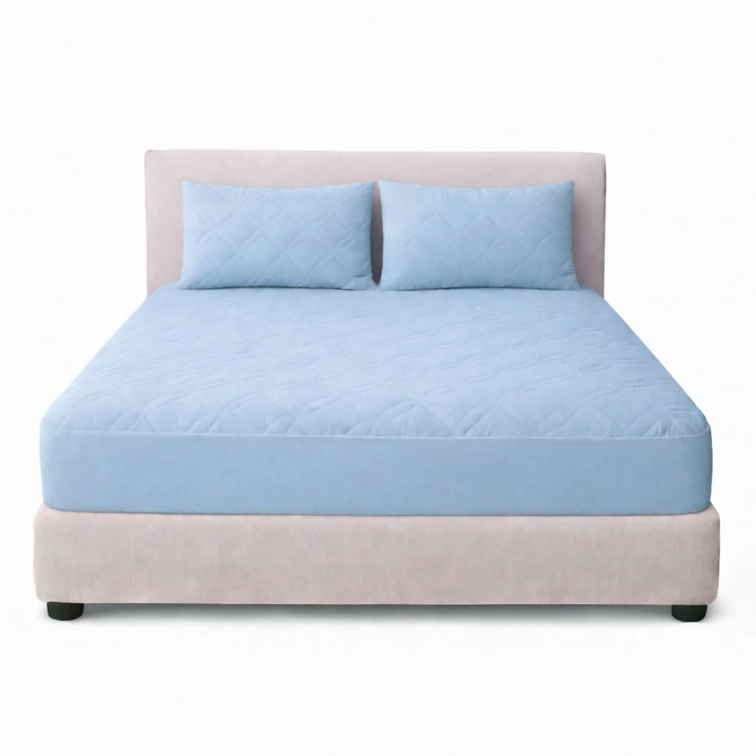 Combo protector colchon doble acolchado 140x190cm - Image 4