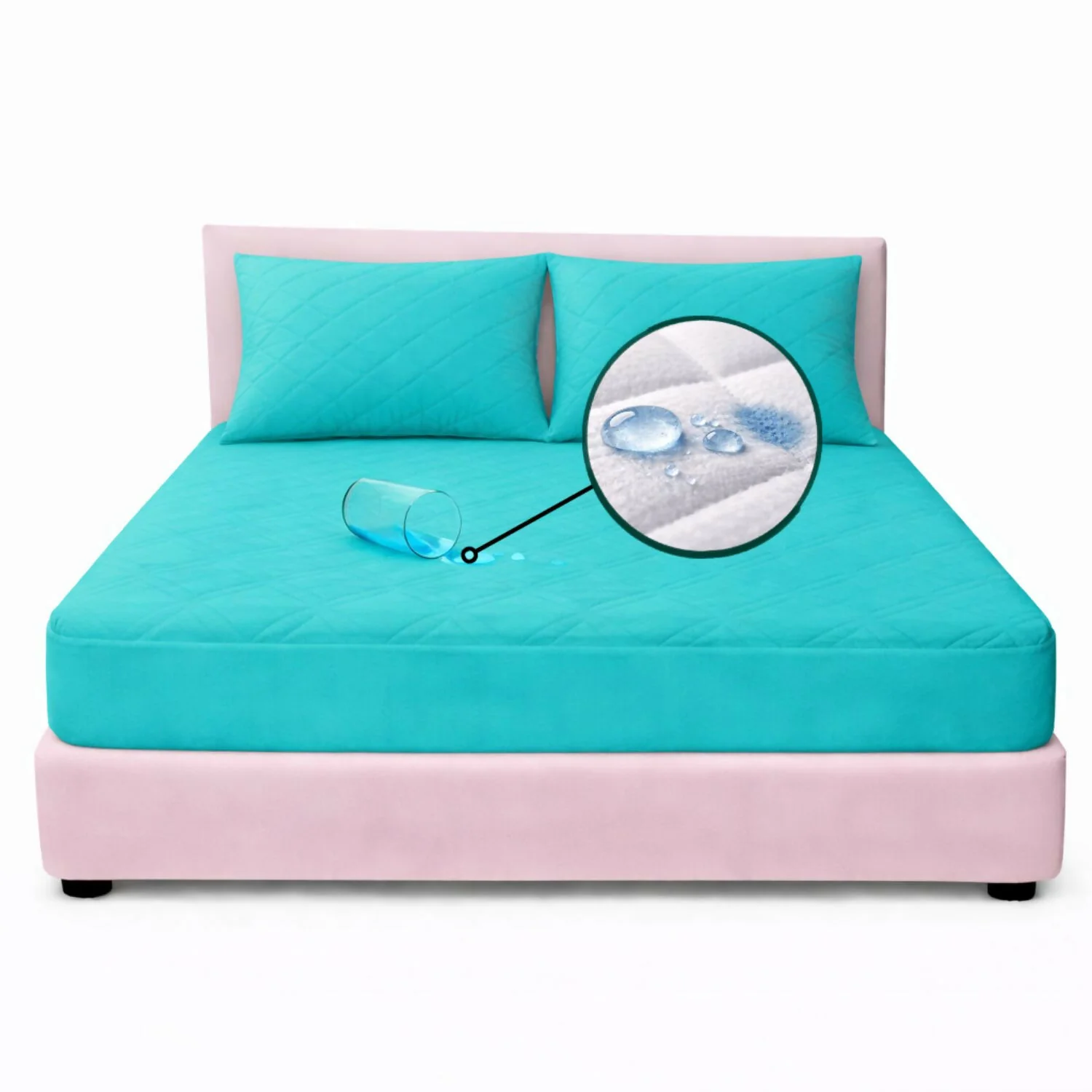 Combo protector colchon king antifluido 200x200cm - Image 10