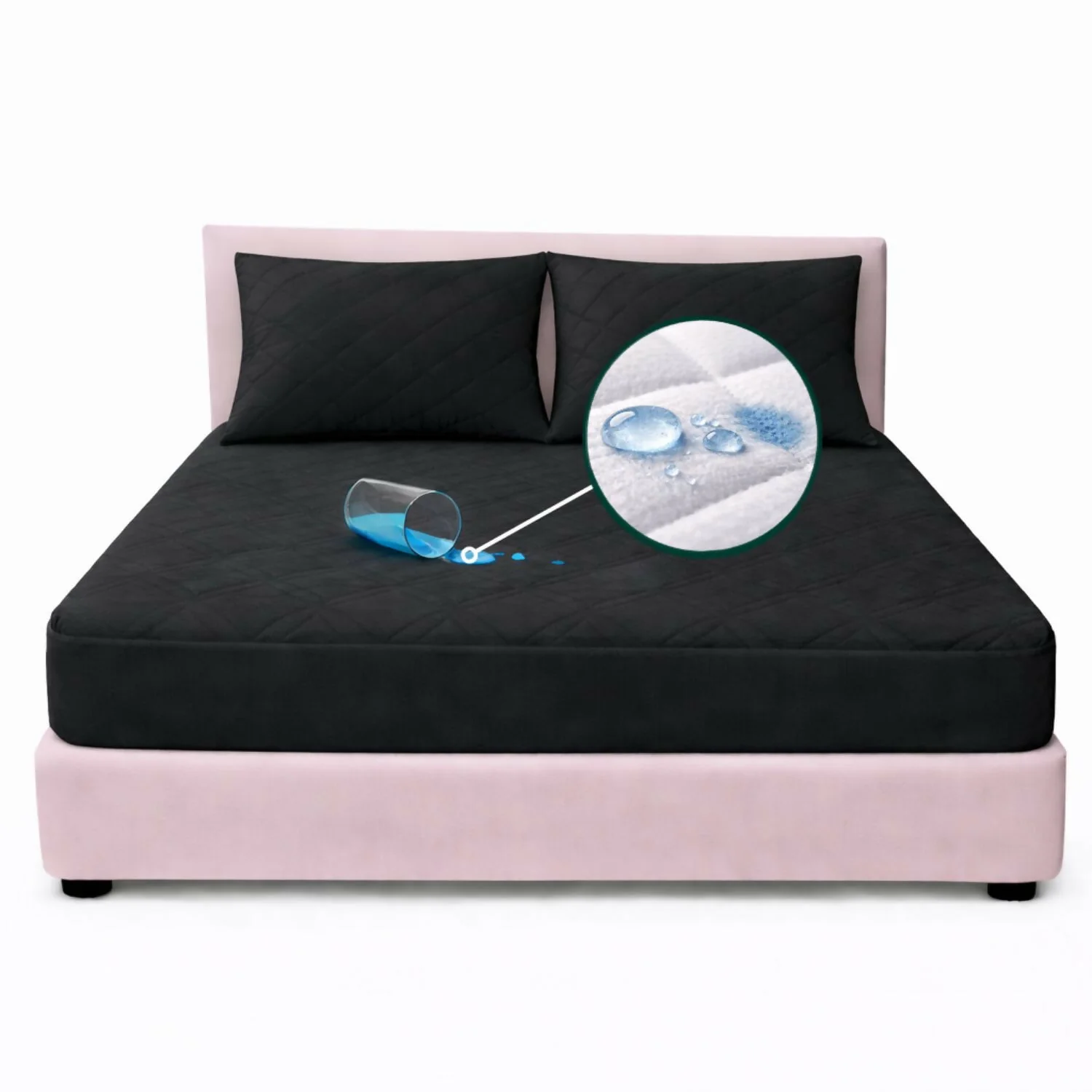 Combo protector colchon king antifluido 200x200cm - Image 7