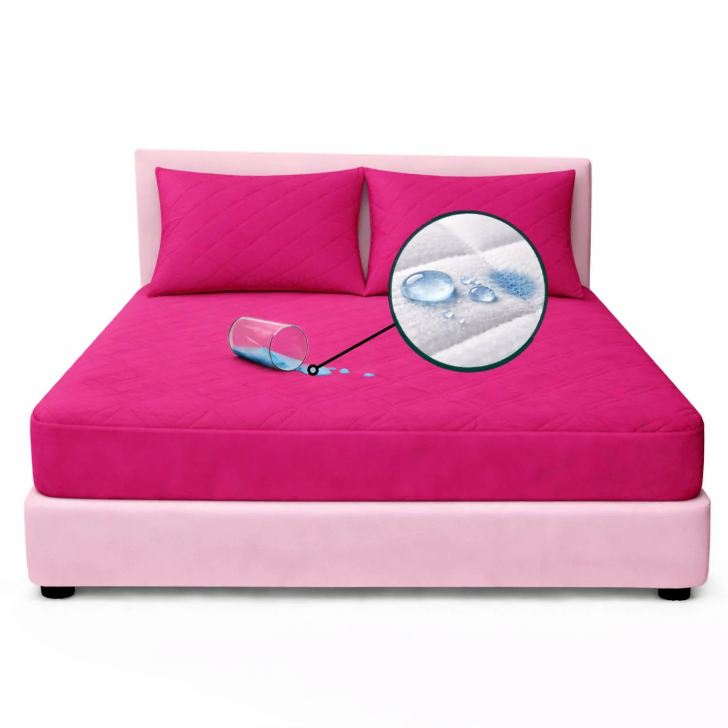 Combo protector colchon queen antifluido 160x190cm - Image 5