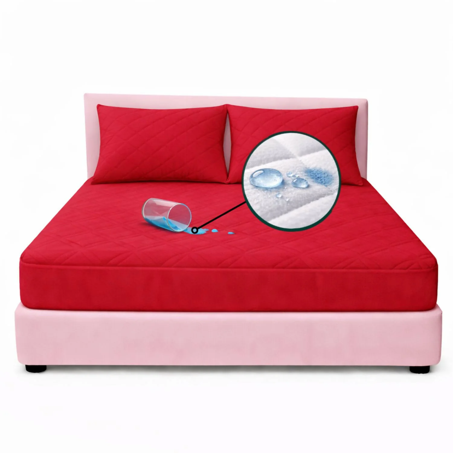 Combo protector colchon queen antifluido 160x190cm - Image 8
