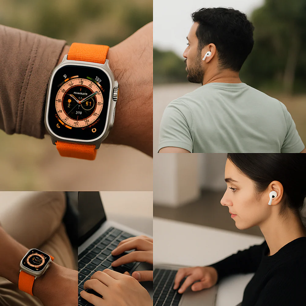 COMBO RELOJ SMART WATCH X8 ULTRA + AUDÍFONOS IN EAR + POWER BANK - Image 3