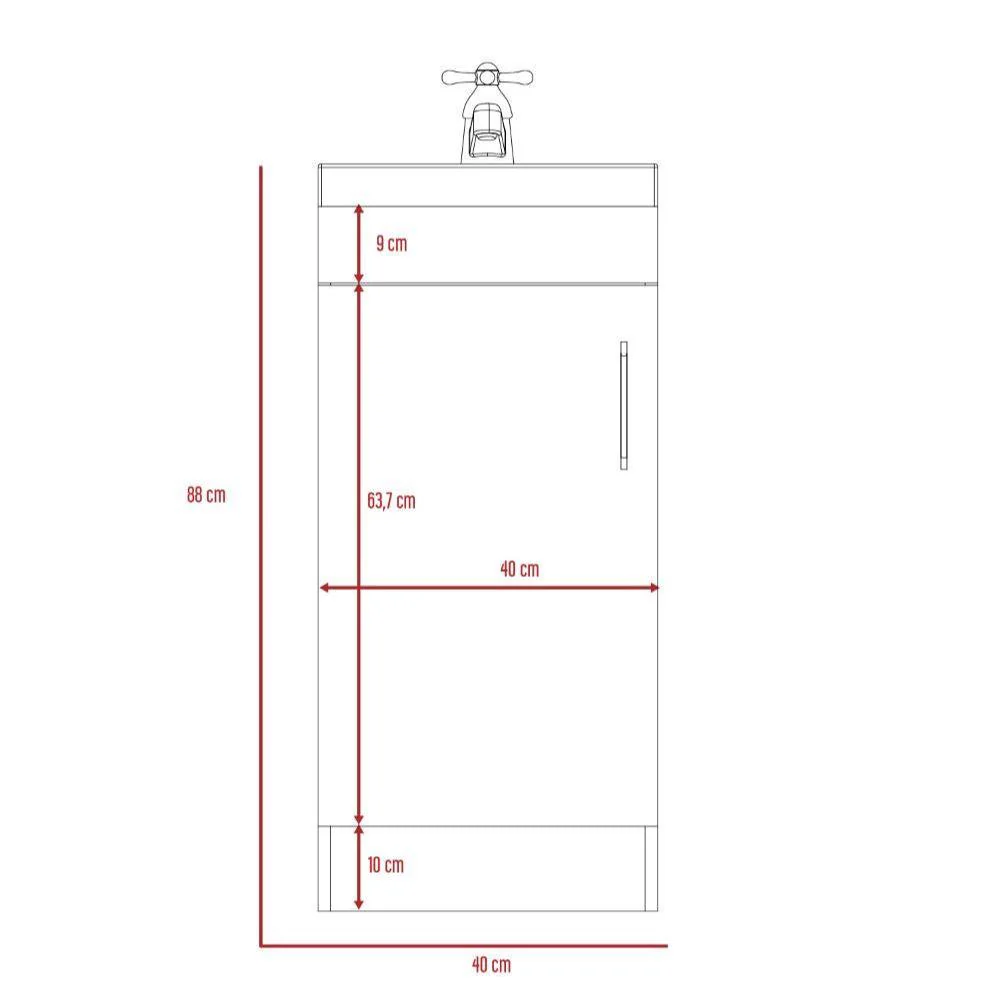 COMBO PARA BAÑO SAMOA, INCLUYE MUEBLE LAVAMANOS Y GABINETE - Image 5