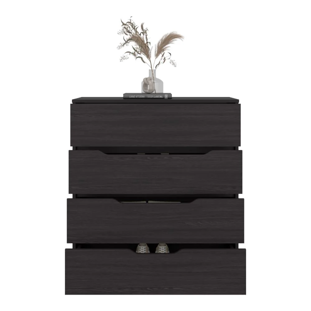 Comoda Zory, Kronos Wengue, Con cuatro cajones, diseño moderno y de fácil armado ZF - Image 3
