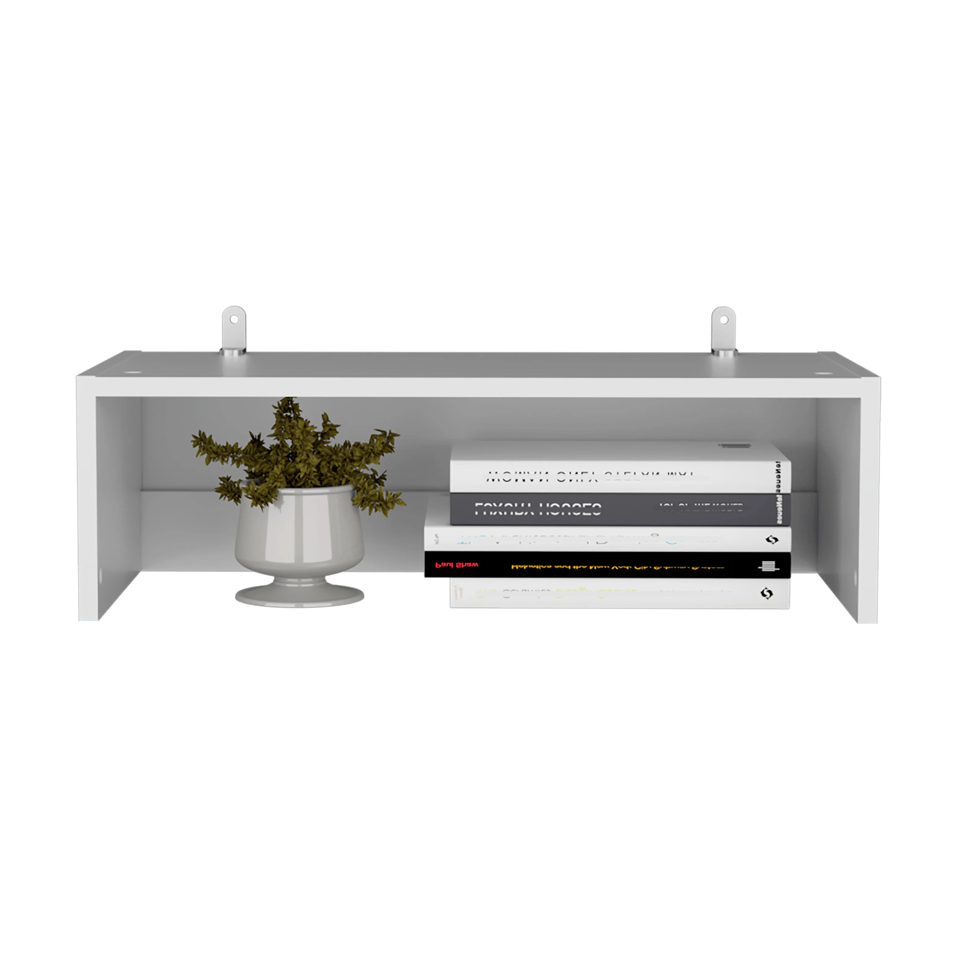 COMPLEMENTO DE BIBLIOTECA HOME, BLANCO, PARA ADICIONAR UN COMPARTIMIENTO A TUS ESPACIOS - Image 2