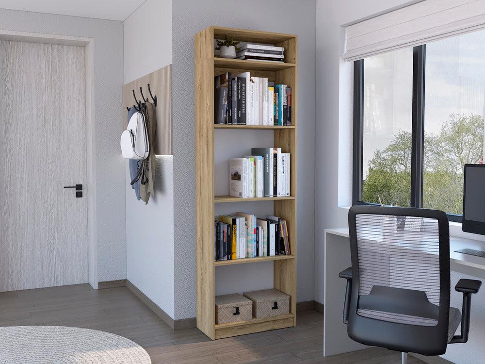 COMPLEMENTO DE BIBLIOTECA HOME, MACADAMIA Y BLANCO DUQUEZA, PARA ADICIONAR UN COMPARTIMIENTO A TUS ESPACIOS - Image 2