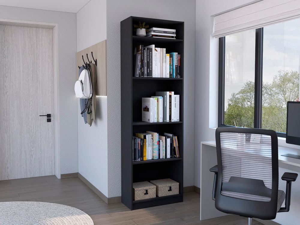COMPLEMENTO DE BIBLIOTECA HOME, WENGUE, PARA ADICIONAR UN COMPARTIMIENTO A TUS ESPACIOS - Image 2