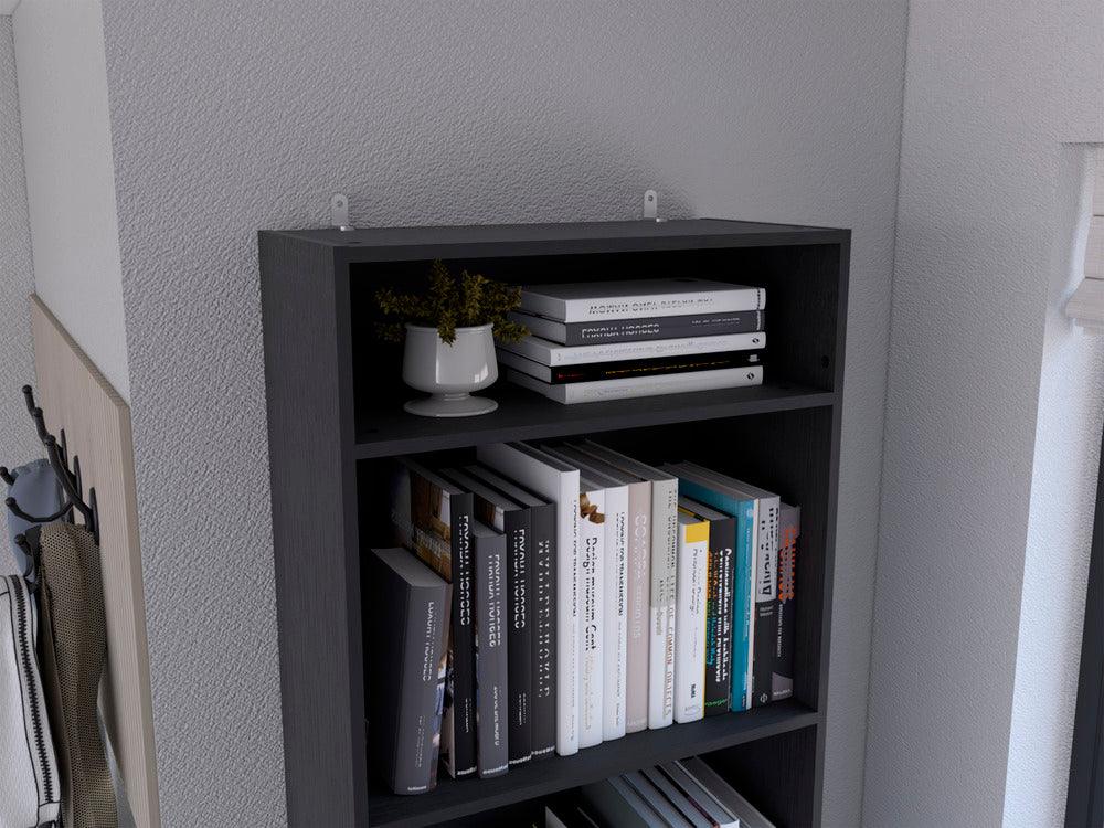 COMPLEMENTO DE BIBLIOTECA HOME, WENGUE, PARA ADICIONAR UN COMPARTIMIENTO A TUS ESPACIOS - Image 6