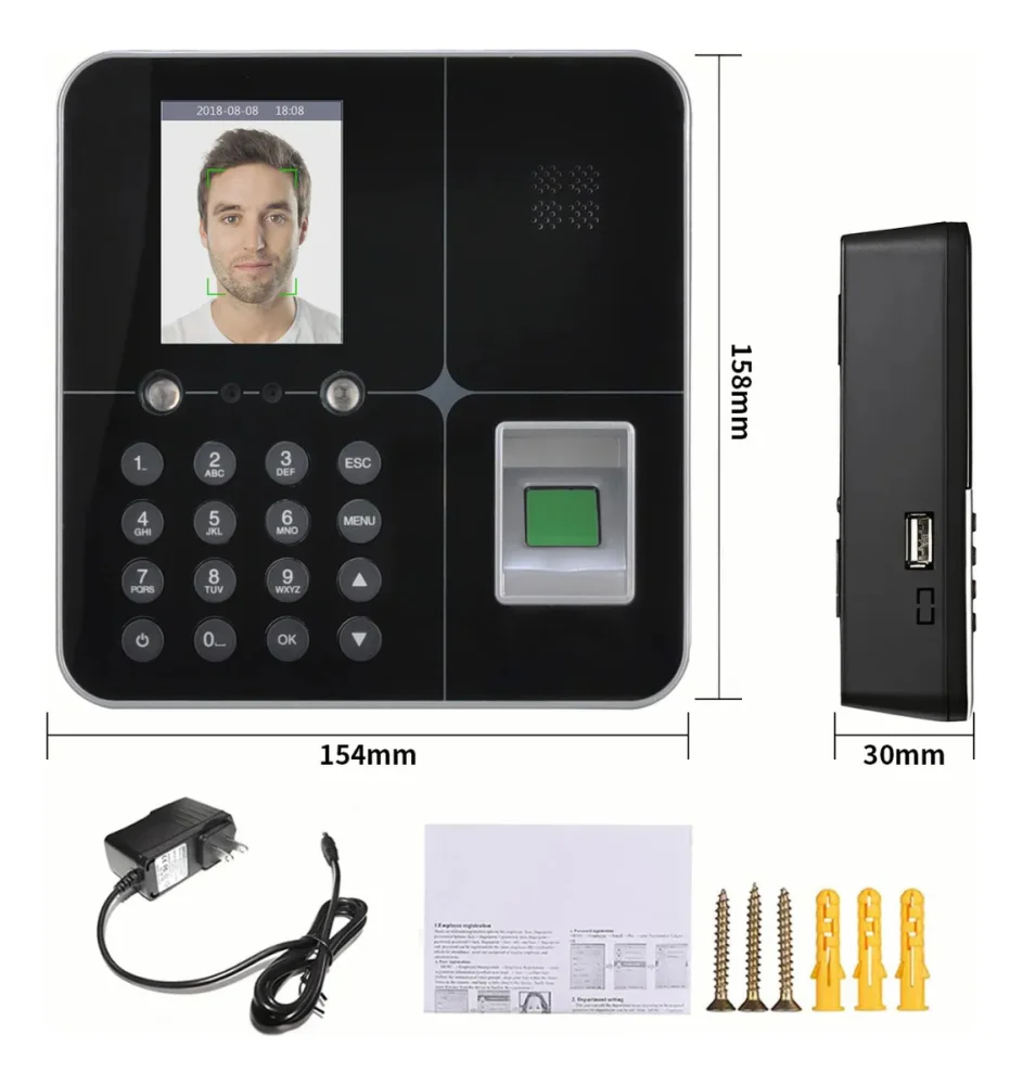 CONTROL DE ASISTENCIA BIOMÉTRICO CON RECONOCIMIENTO FACIAL Y HUELLAS DIGITALES - Image 6