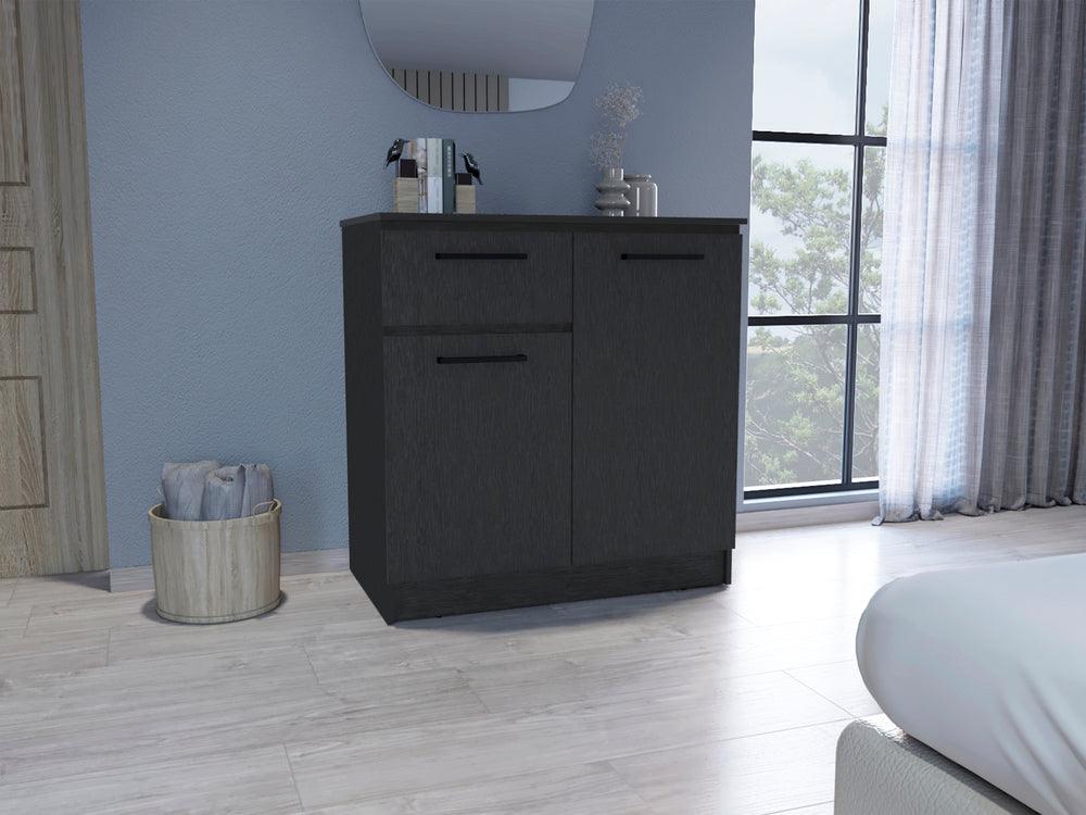 CLOSET INDIRA, WENGUE, CON TRES CAJONES MULTIUSOS DESLIZABLES ZF - Image 3