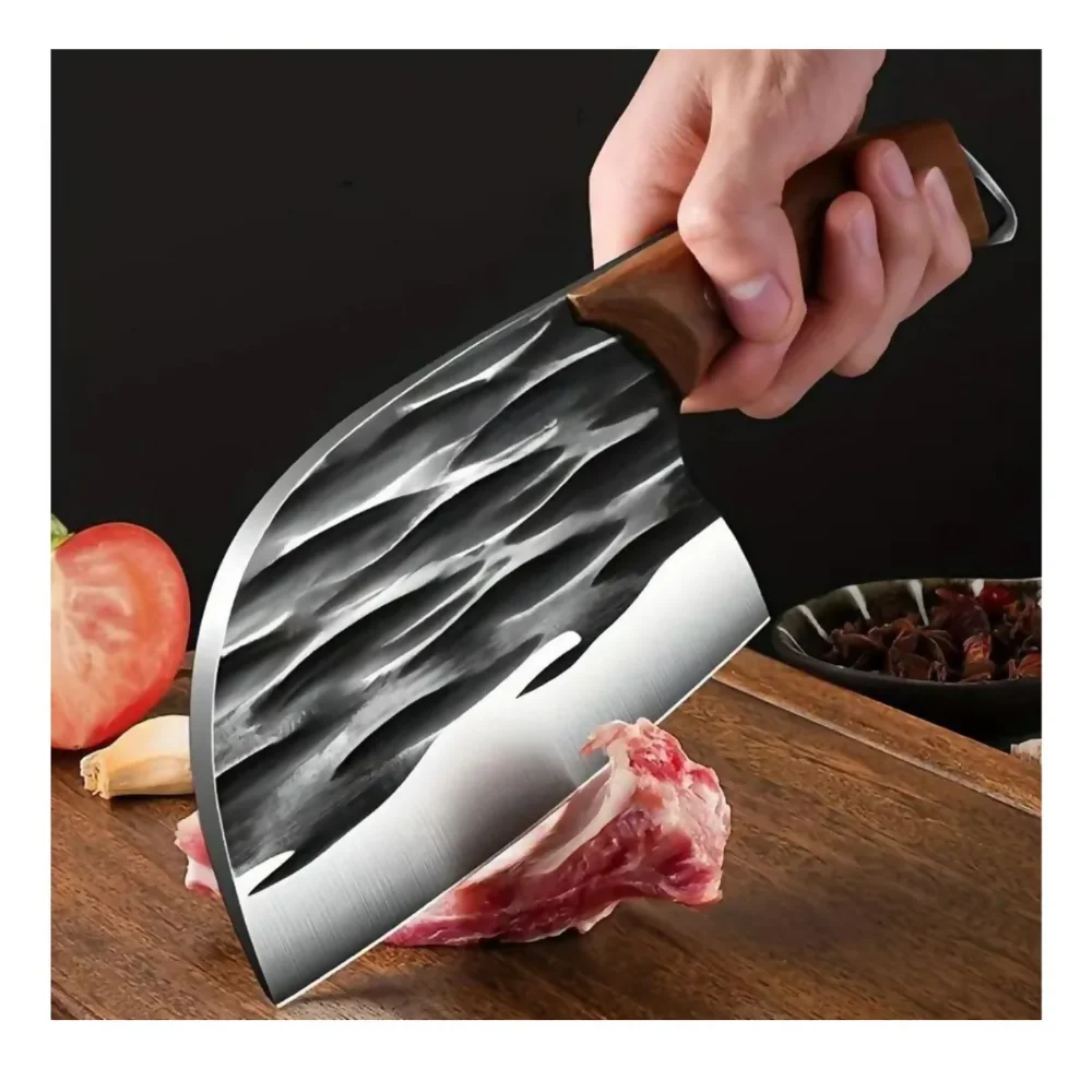 CUCHILLO PROFESIONAL HACHA COCINA ACERO INOXIDABLE JAPONÉS - Image 3
