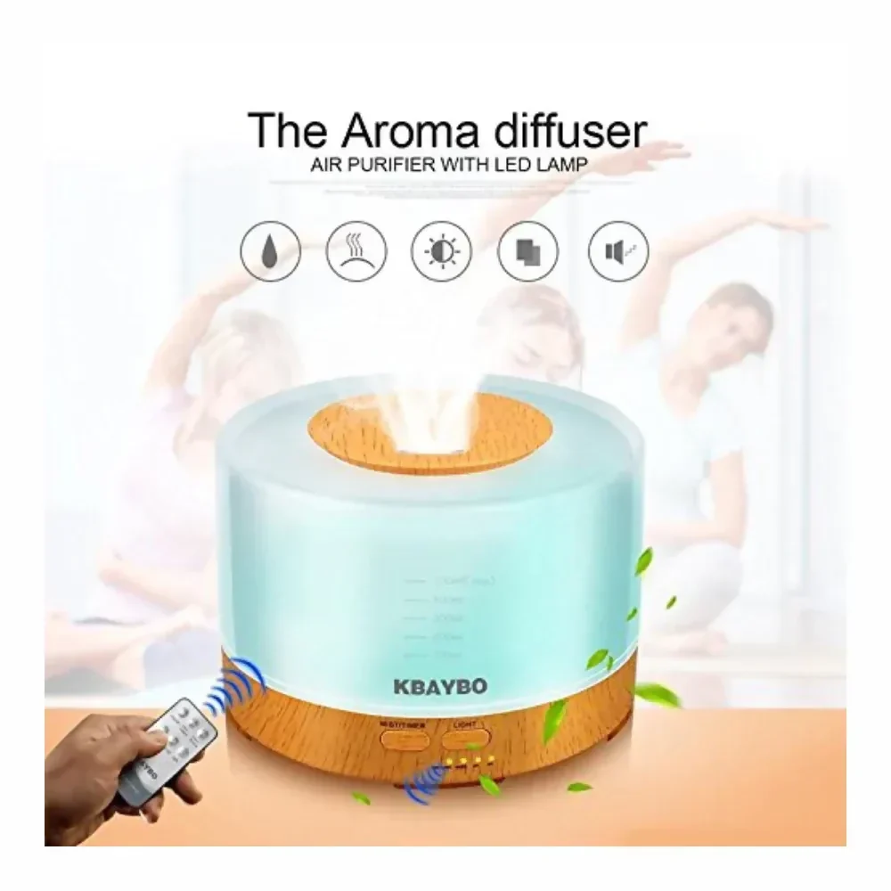 DIFUSOR DE AROMAS PURIFICADOR DE AMBIENTE + CONTROL REMOTO - Image 2