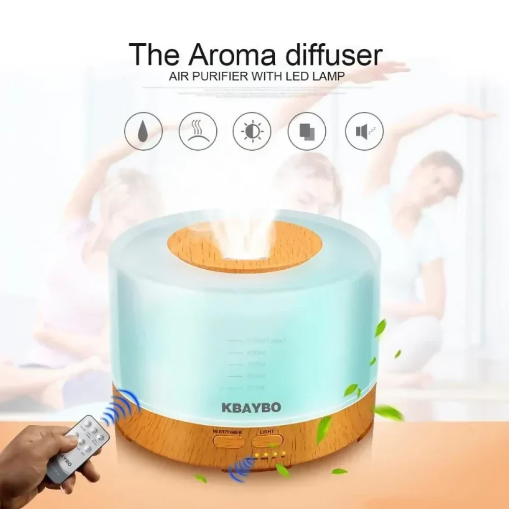 DIFUSOR DE AROMAS PURIFICADOR DE AMBIENTE + CONTROL REMOTO - Image 4