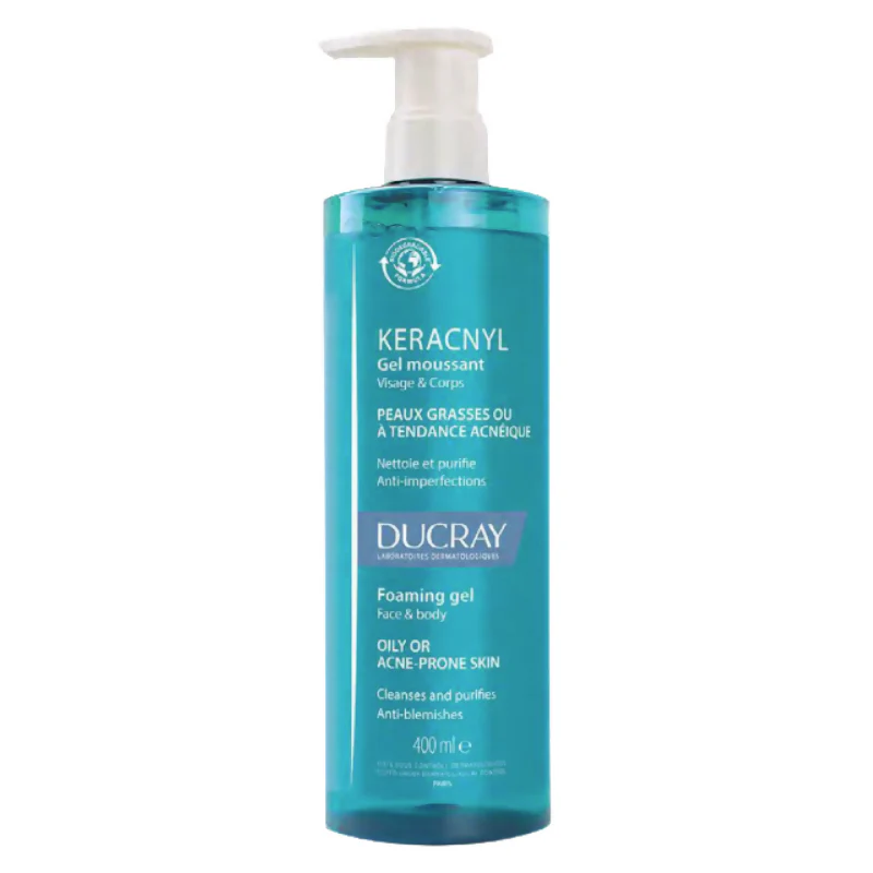 DUCRAY KERACNYL GEL LIMPIADOR X 400ML
