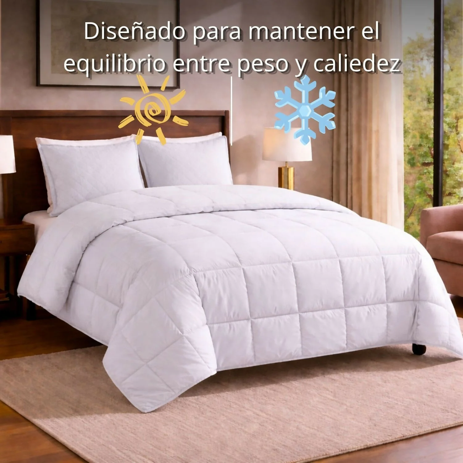 Edredon cubrelecho semidoble doble faz - Image 10
