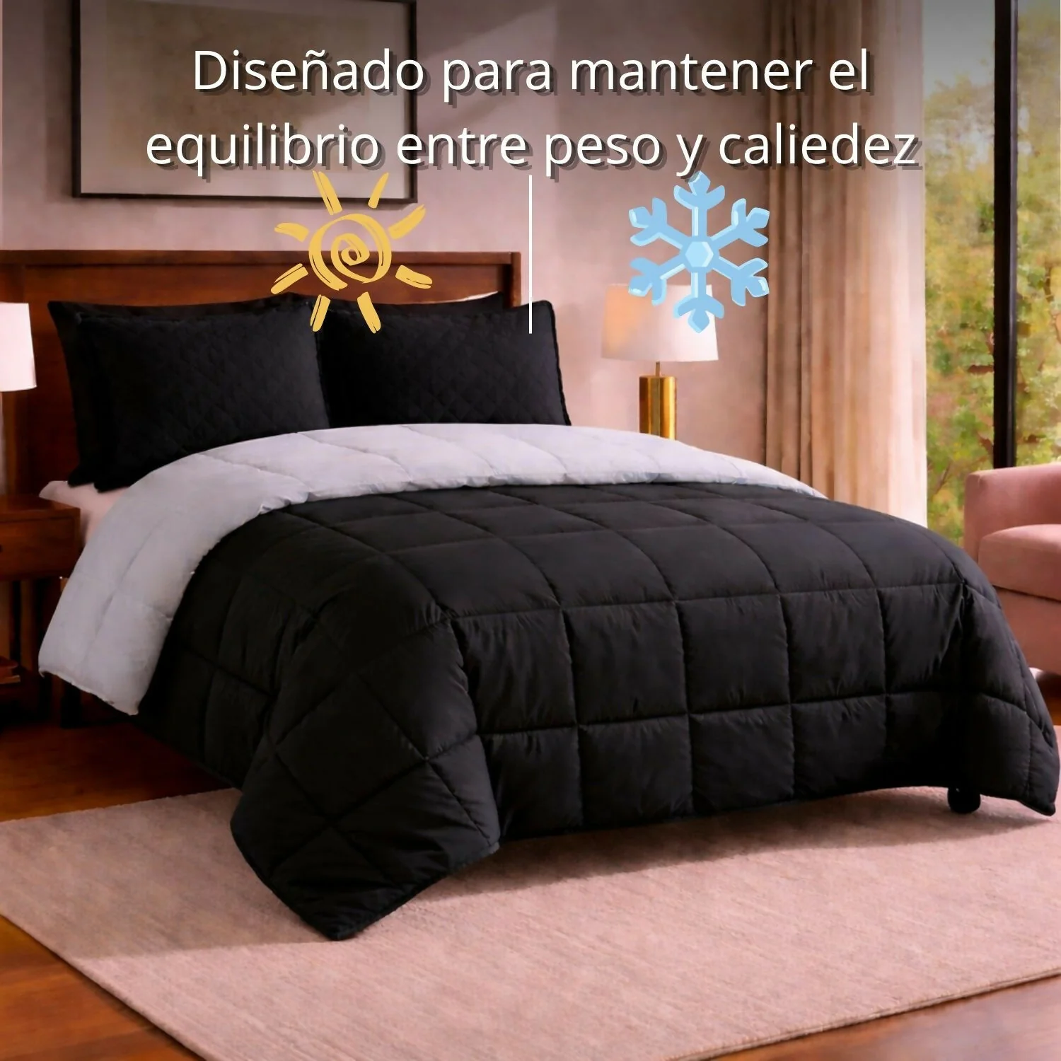 Edredon cubrelecho semidoble doble faz - Image 22