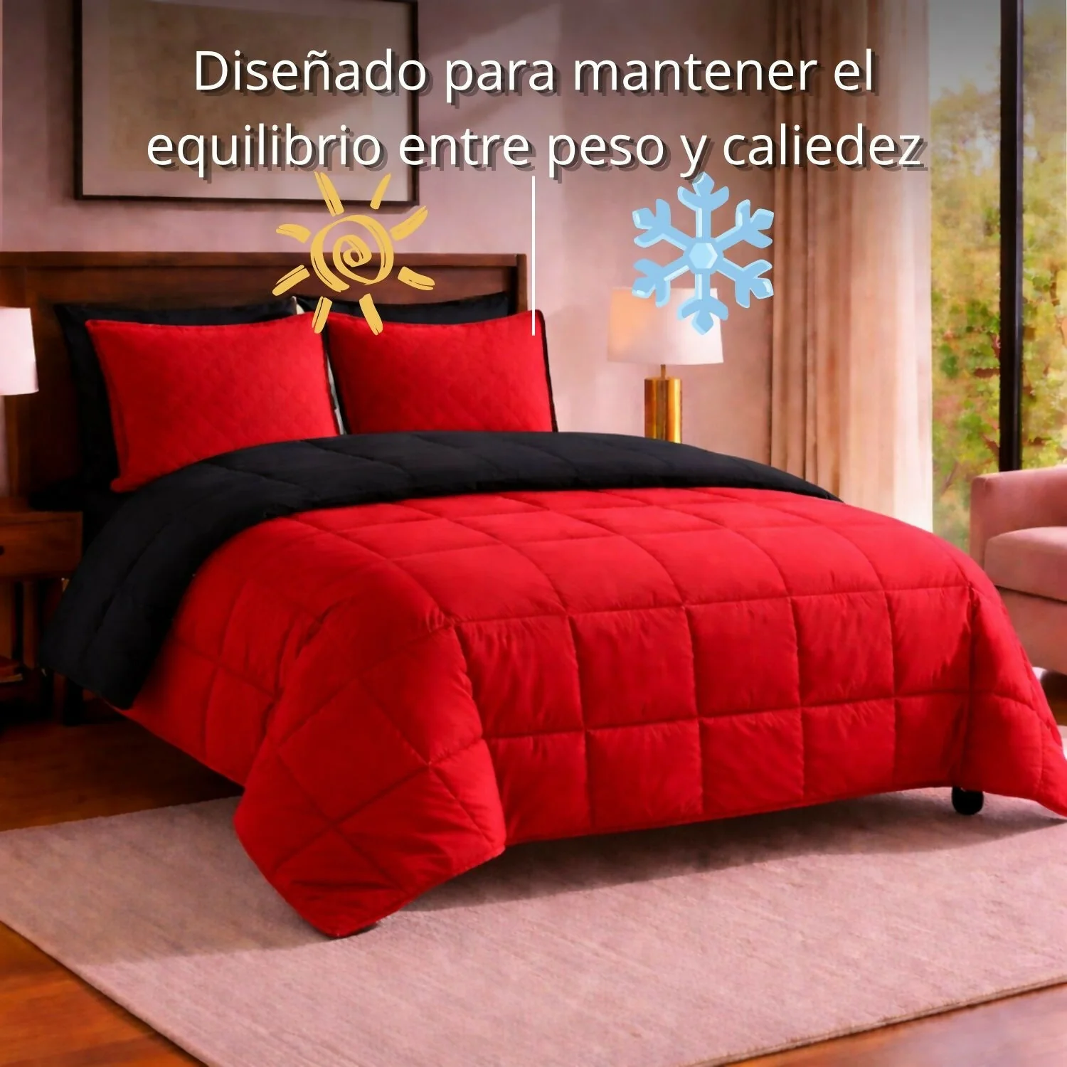 Edredon cubrelecho semidoble doble faz - Image 26
