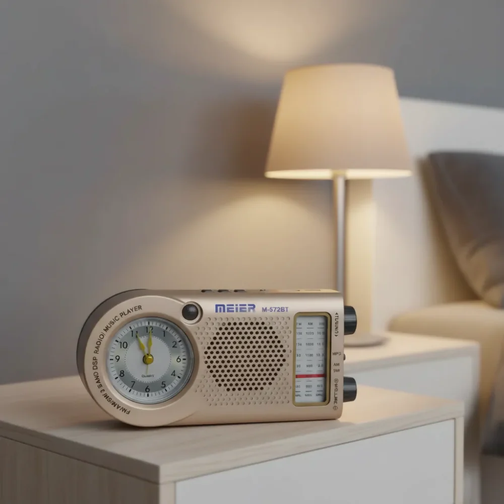 ENERGY PLUS RADIO 100701 AM FM LARGO ALCANCE CON BLUETOOTH BEIGE METÁLICO - Image 5