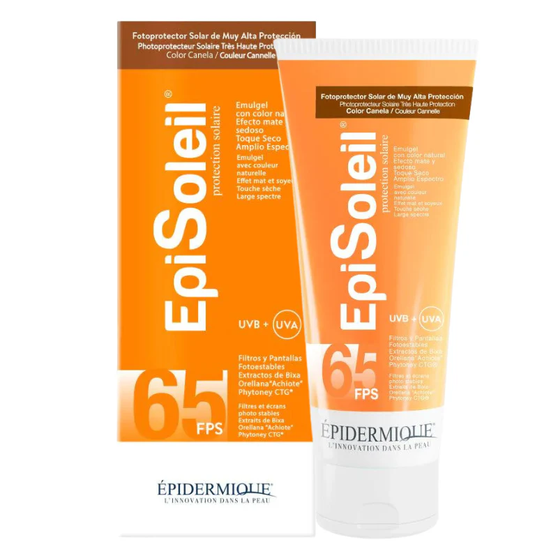 EPISOLEIL FOTOPROTECTOR SOLAR COLOR CANELA FPS 65+ X 70G