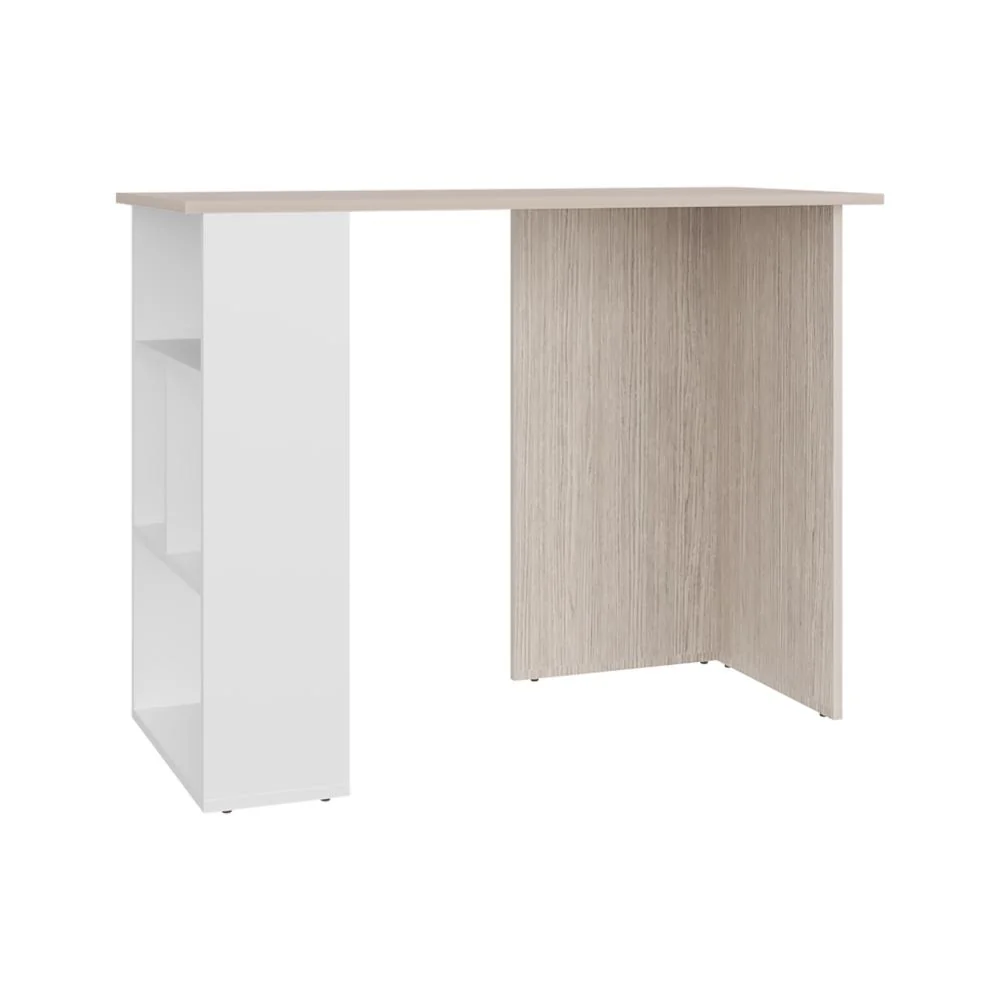 ESCRITORIO BIBLIOTECA AVIS, BLANCO DUQUEZA, CON ESPACIO PARA GUARDAR OBJETOS - Image 4