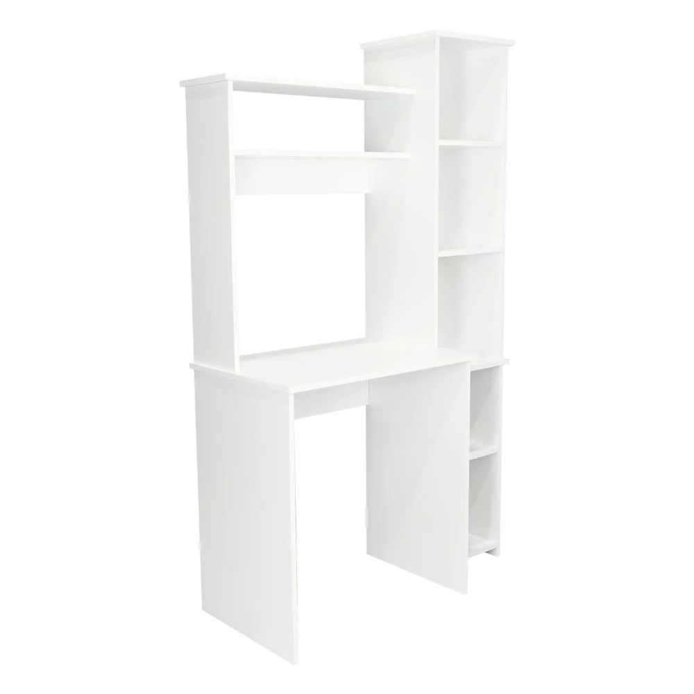 ESCRITORIO CERÍN, BLANCO, CON SEIS ENTREPAÑOS Y GRAN ESPACIO DE ALMACENAMIENTO ZF - Image 4