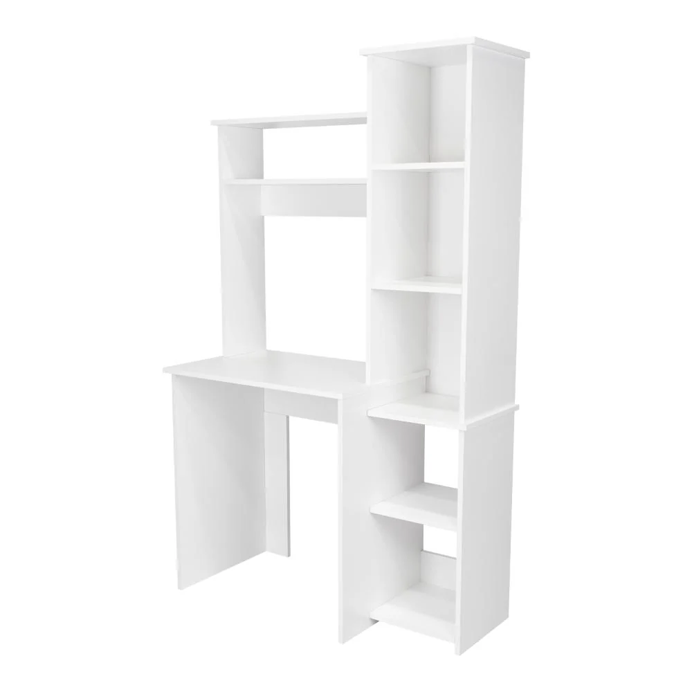 ESCRITORIO CERÍN, BLANCO, CON SEIS ENTREPAÑOS Y GRAN ESPACIO DE ALMACENAMIENTO ZF - Image 6