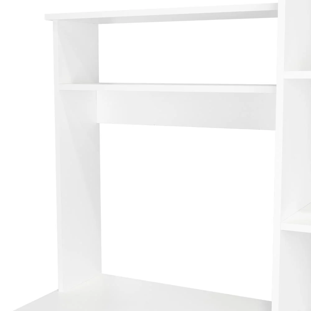 ESCRITORIO CERÍN, BLANCO, CON SEIS ENTREPAÑOS Y GRAN ESPACIO DE ALMACENAMIENTO ZF - Image 7