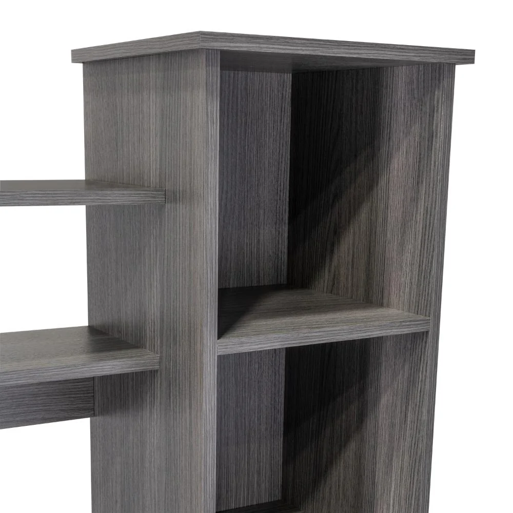 ESCRITORIO CLAUS, GRIS, CON SEIS ENTREPAÑOS Y GRAN ESPACIO DE ALMACENAMIENTO ZF - Image 7