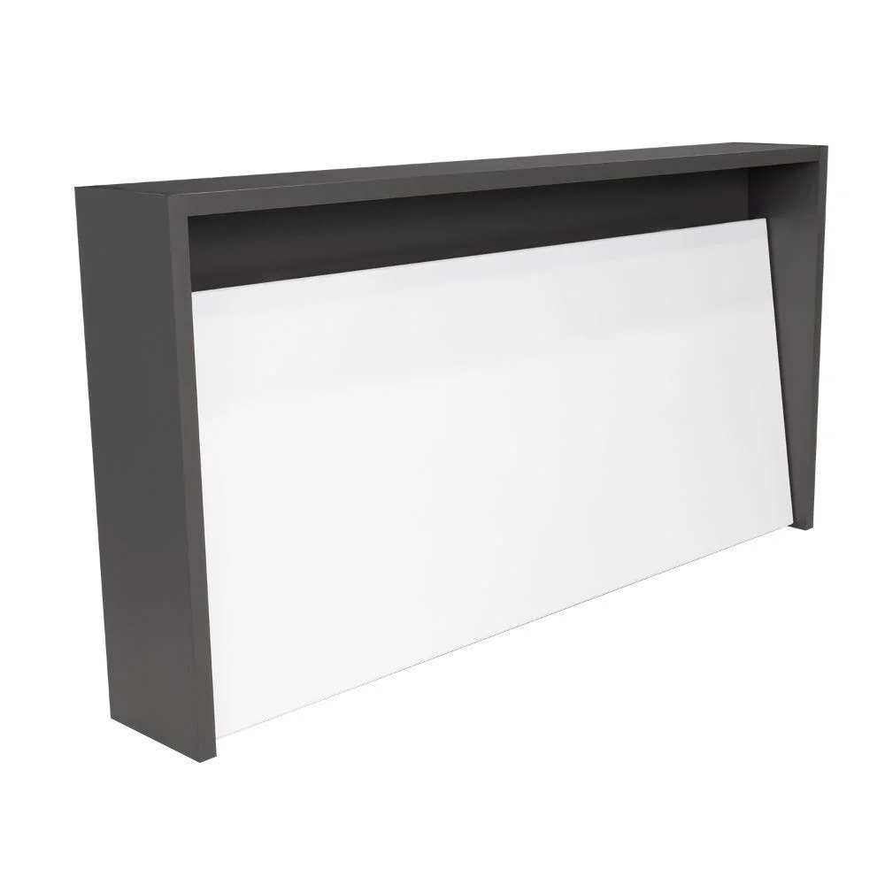 ESCRITORIO COLGANTE CONGO, PLATA OSCURO Y BLANCO, CON ESPACIO PARA ARTĂCULOS DE ESTUDIO - Image 8