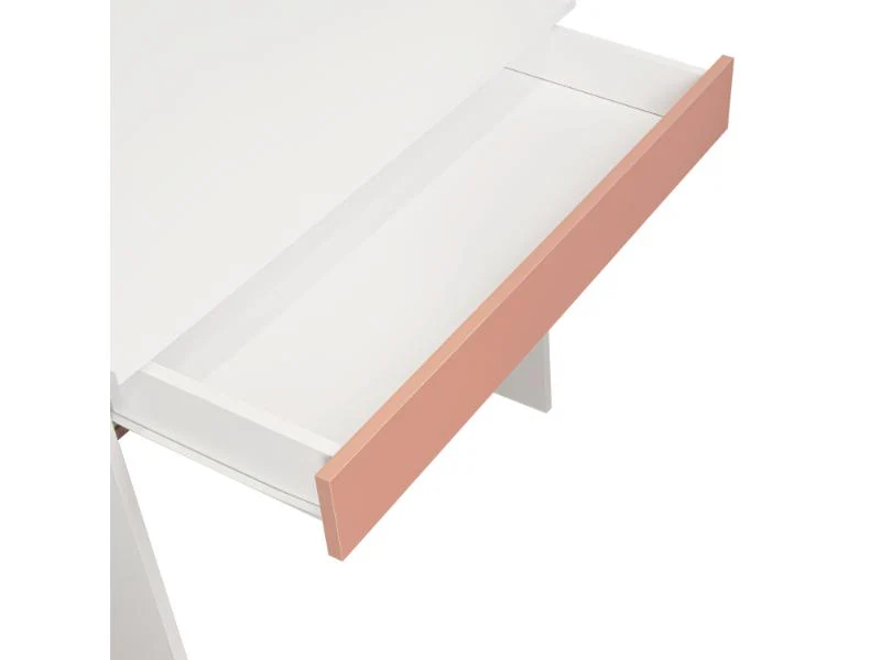 ESCRITORIO, COLIMA, BLANCO Y ARUPO, CON ENTREPAÑOS Y CAJON - Image 11