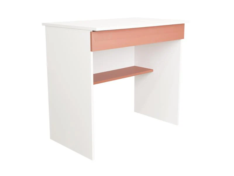 ESCRITORIO, COLIMA, BLANCO Y ARUPO, CON ENTREPAÑOS Y CAJON - Image 7