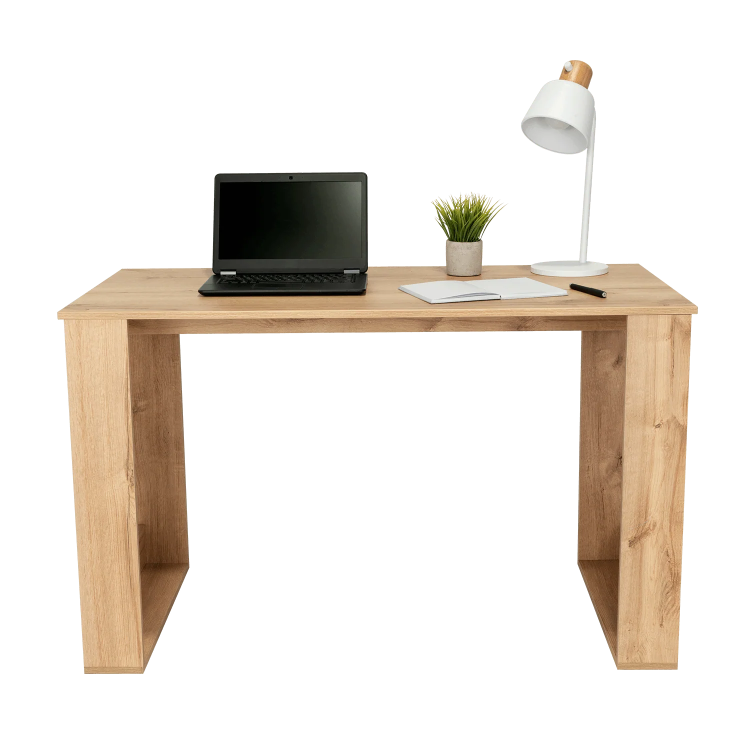 ESCRITORIO ELORA, CAFÉ CLARO, IDEAL PARA ESPACIOS DE TRABAJO ZF - Image 2