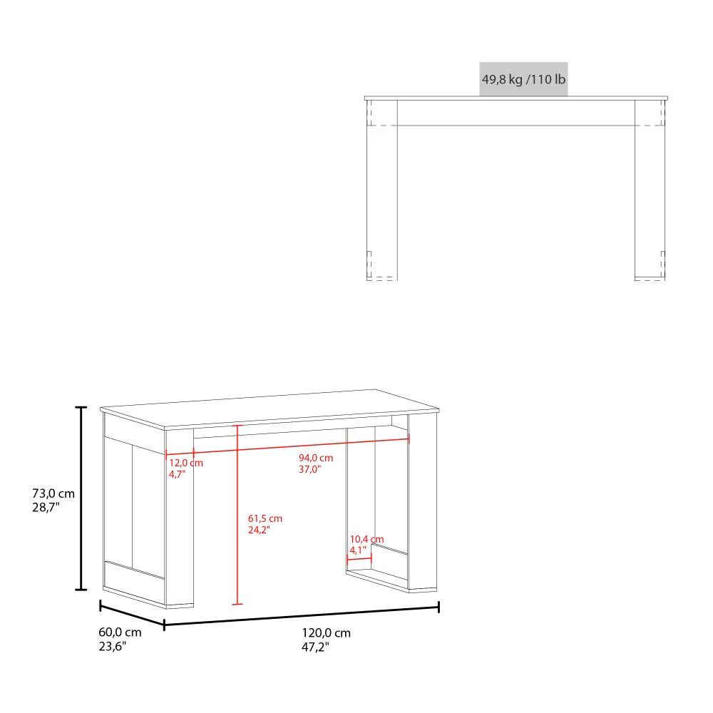 ESCRITORIO ELORA, WENGUE, IDEAL PARA ESPACIOS DE TRABAJO ZF - Image 7