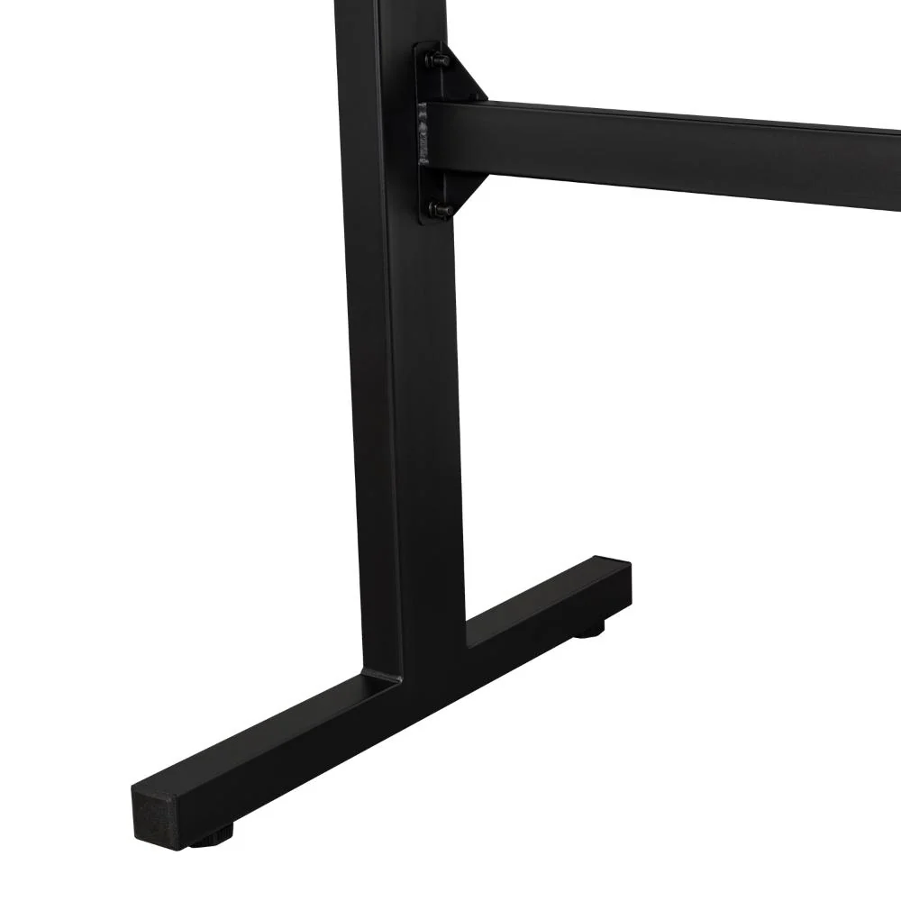 ESCRITORIO GAMER MATRIX , NEGRO, ESTRUCTURA METALICA Y LUZ LED - Image 15