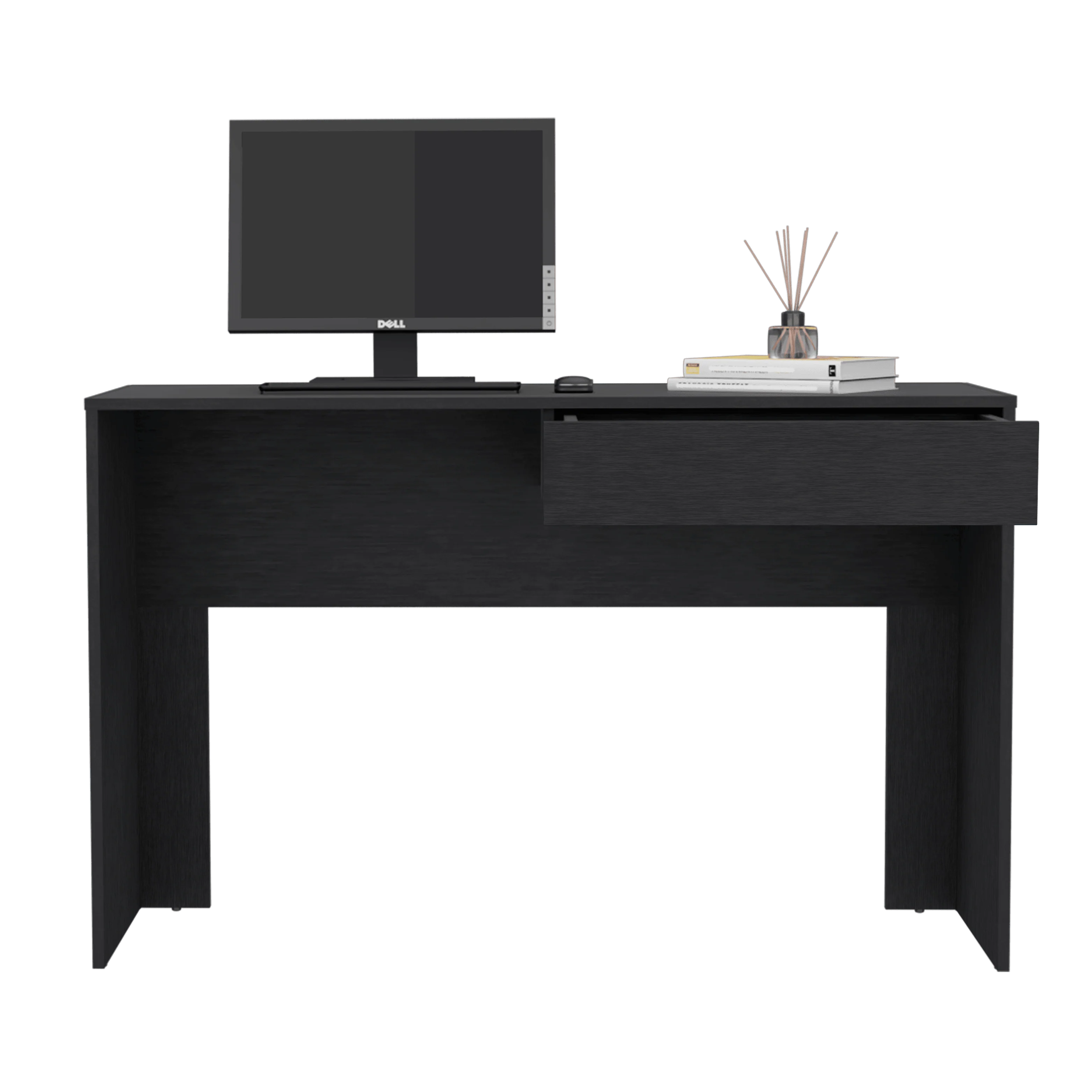 ESCRITORIO MANTIS, WENGUE, CON UN CAJON ORGANIZADOR ZF - Image 2