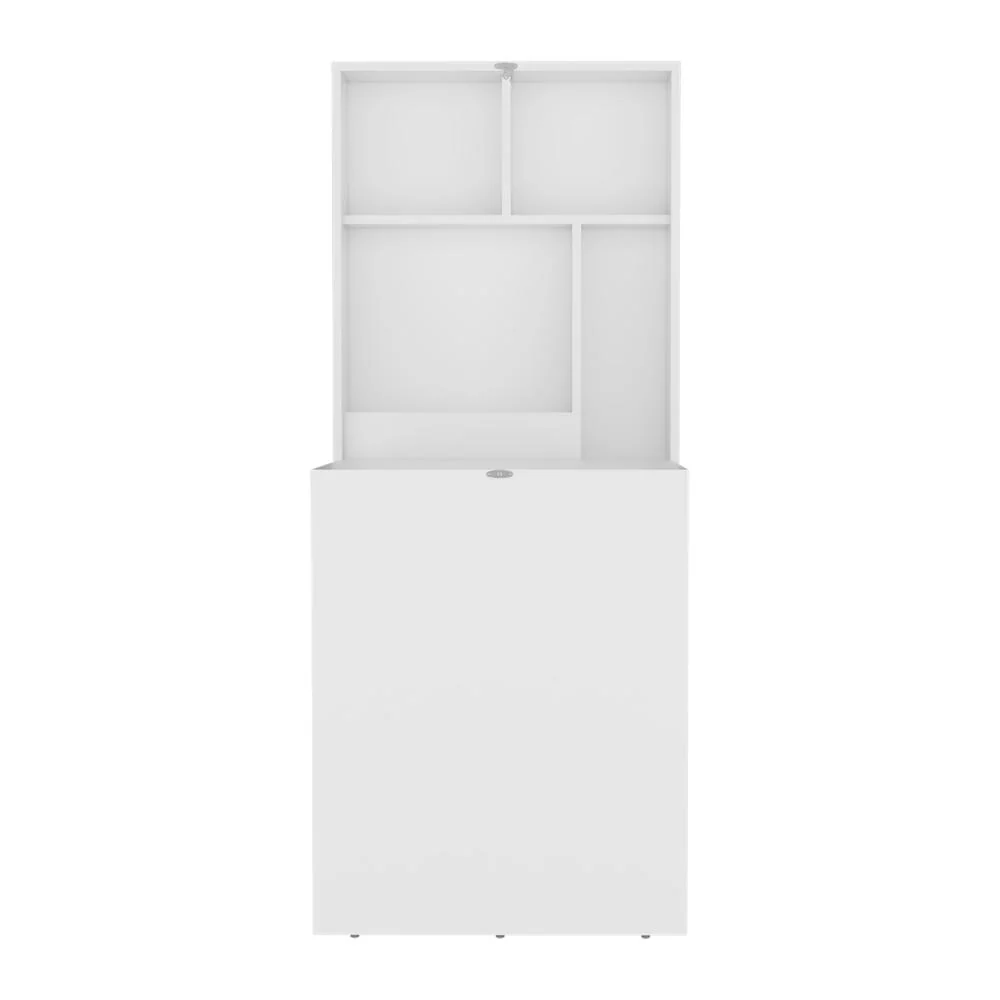 ESCRITORIO PLEGABLE KAPLAN, BLANCO, MODERNO AHORRADOR DE ESPACIO ZF - Image 4