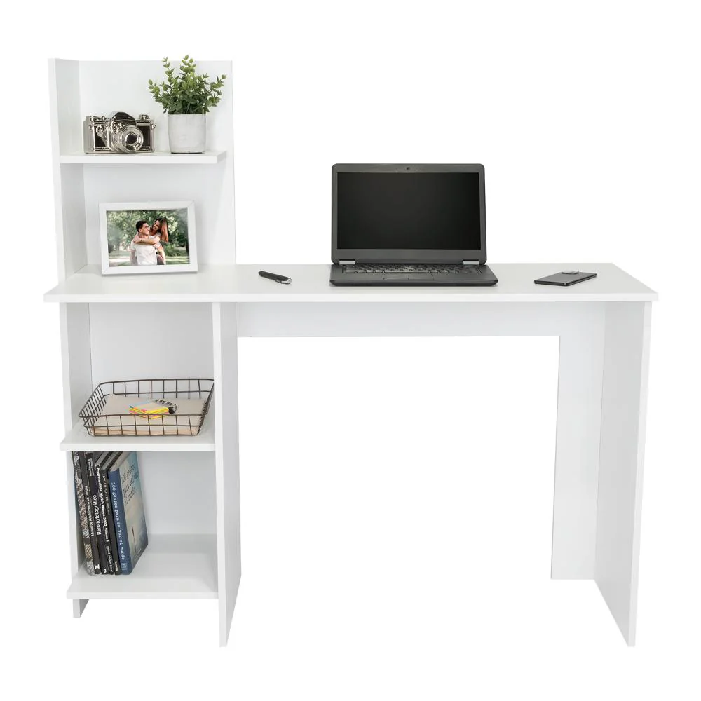 ESCRITORIO ¡WOW!, BLANCO DUQUEZA, CON CUATRO ENTREPAÑOS - Image 4
