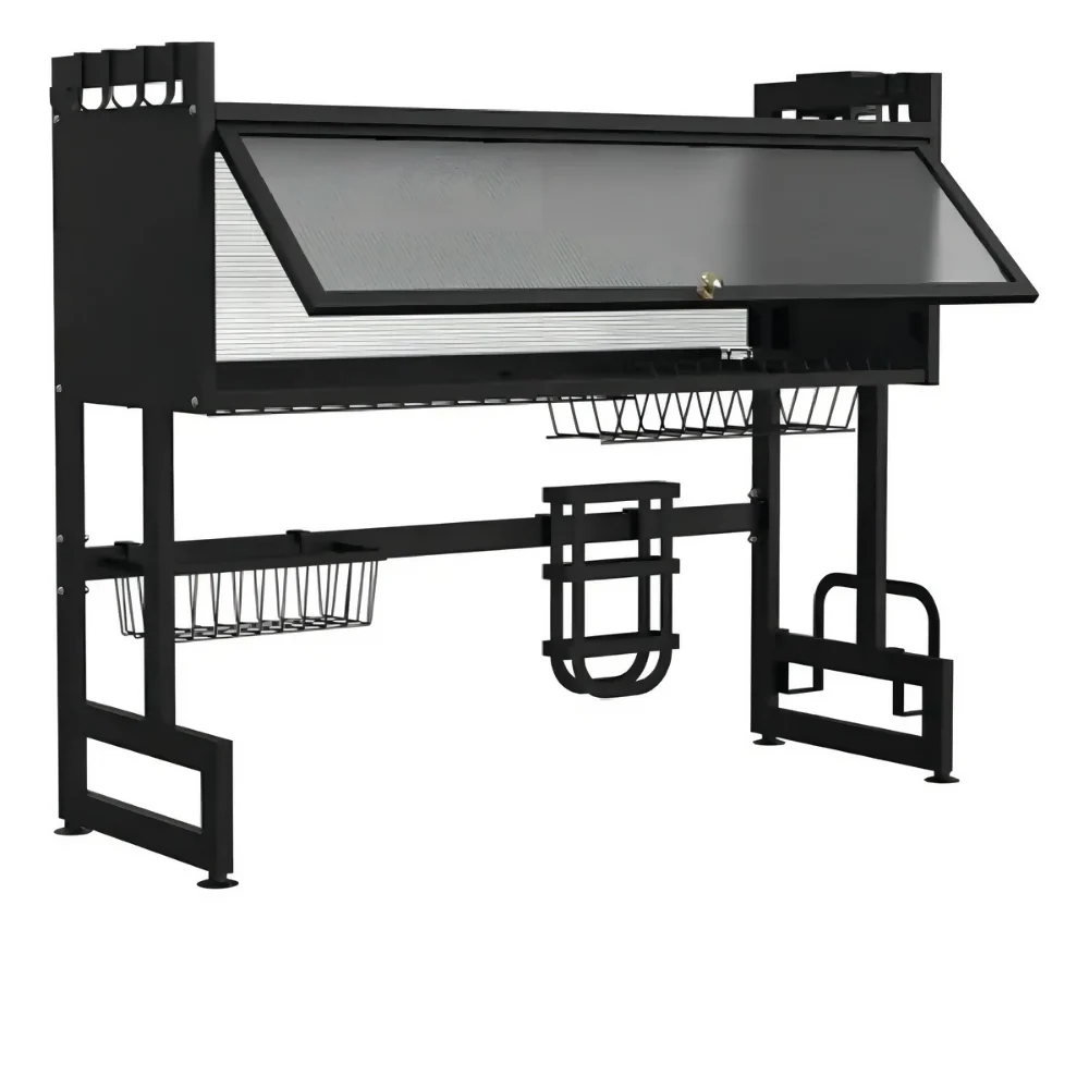 ESCURRIDOR PLATOS COCINA CON GABINETE COLOR NEGRO - Image 4
