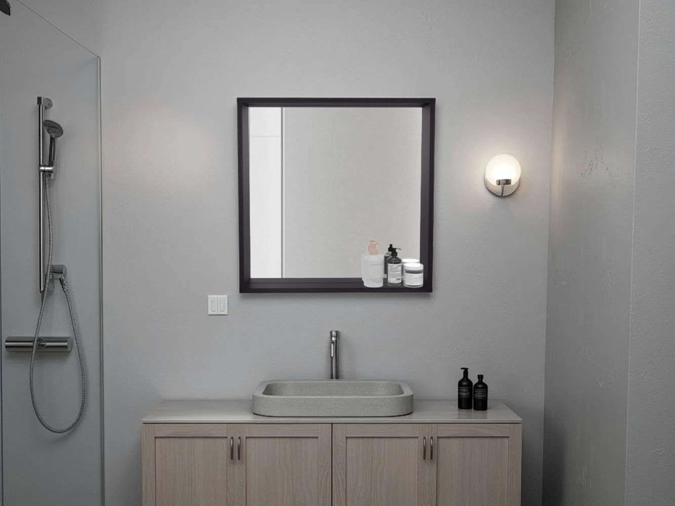 ESPEJODE BAÑO DAKOTA, WENGUE, ESPEJO DE BAÑO, DISEÑO MODERNO ZF - Image 3
