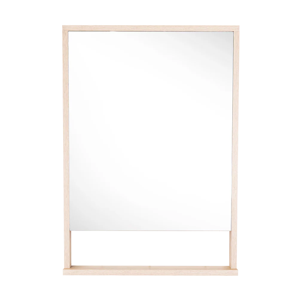Espejo Rectangular Dakar,  Color Madera Clara
