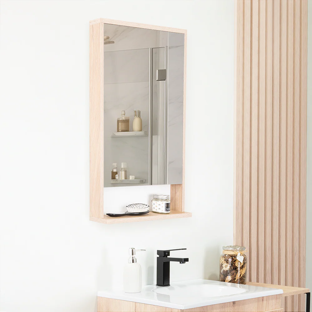 Espejo Rectangular Dakar,  Color Madera Clara - Image 4