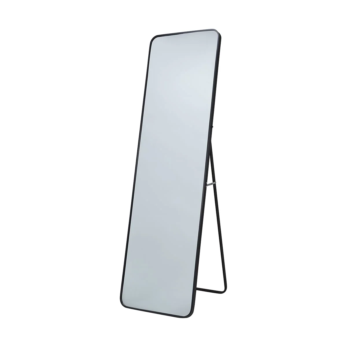 Espejo Rectangular de Piso Rauk, con Marco de Aluminio